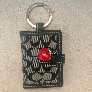 Coach photo keychain